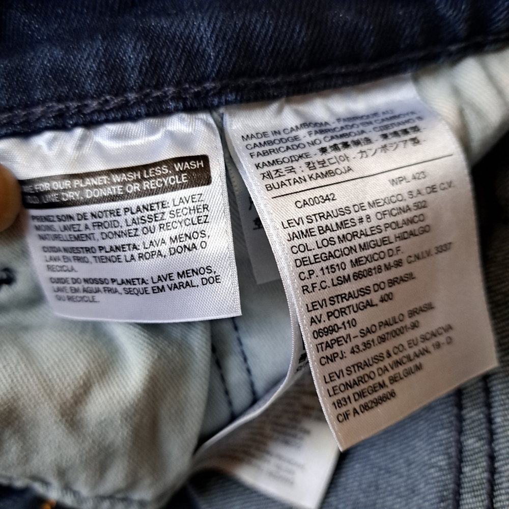 Levi's Men's 513 Size 32×30 ( Inseam 30").Color Blue. - Picture 9 of 11